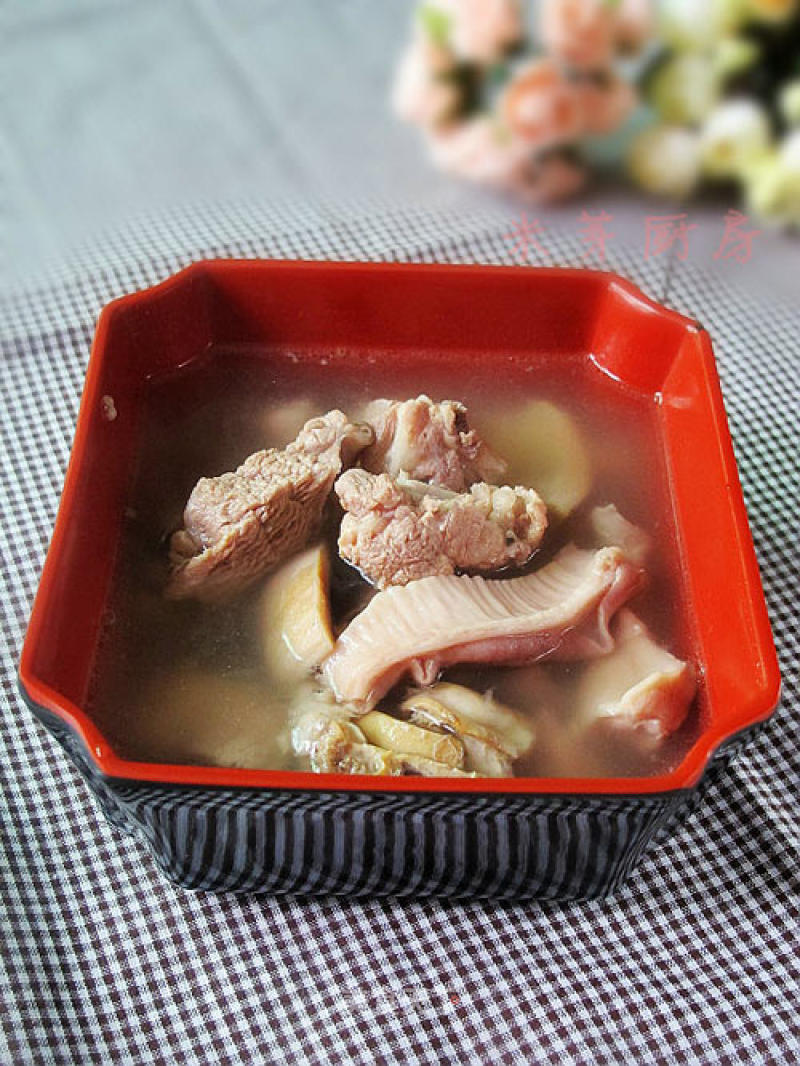 Cuttlefish Pork Belly and Ribs Soup (with Quick Cleaning Method for Pork Belly) recipe