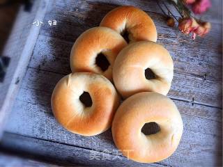 Egg Yolk Floss Bagels recipe