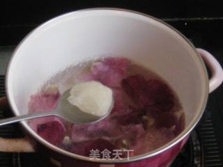 Hollyhock Flower Rock Sugar Sago Soup recipe