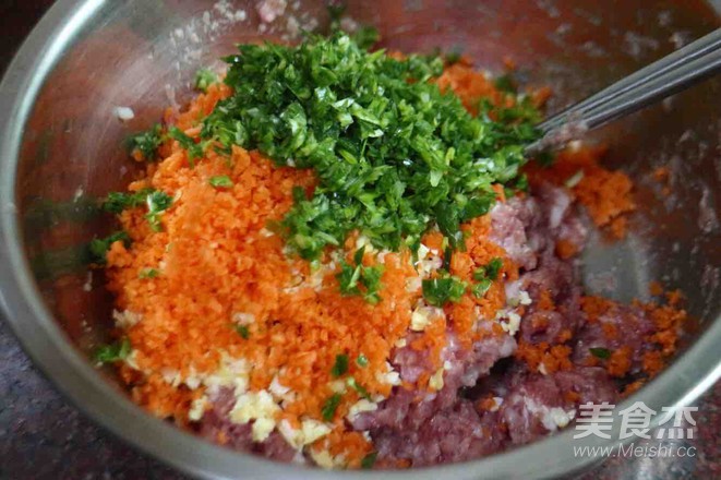 Carrot Corn Dumplings recipe