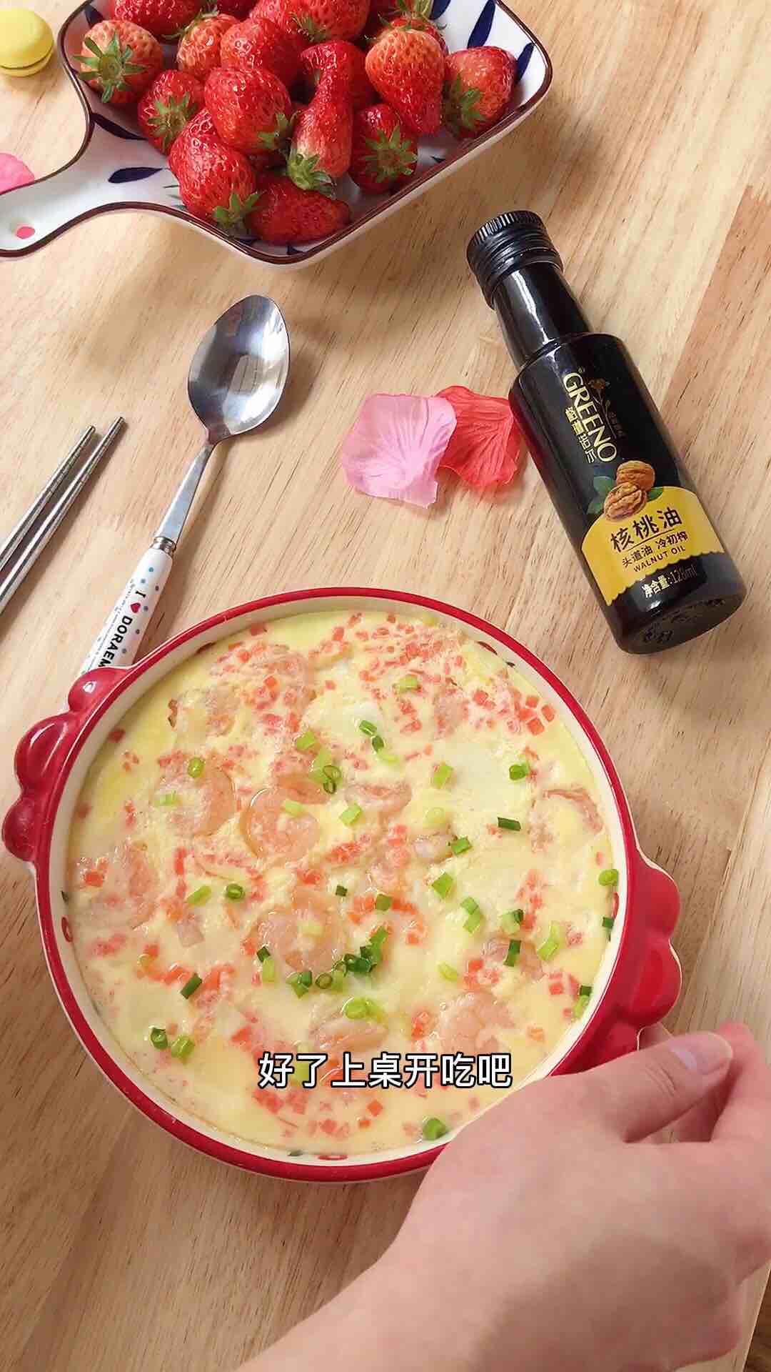 Baby's Nutritional Meal-fried Shrimp, Tofu and Egg Soup recipe