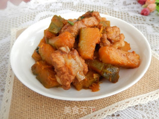 Pumpkin Braised Pork Ribs recipe