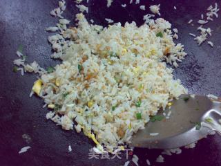 Fried Rice with Crab Shrimp and Egg recipe