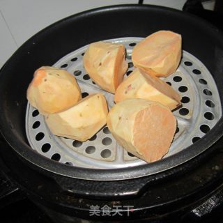 Sesame Sweet Potato Glutinous Rice Cake recipe