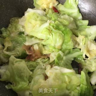 Griddle Shredded Cabbage recipe