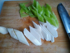 Healthy Quick Hand Vegetables·fried Chinese Yam with Fungus recipe