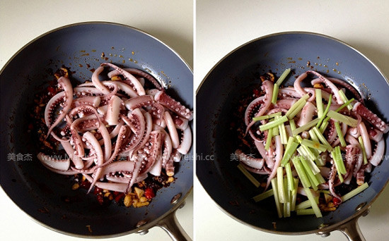 Spicy Squid Whisk recipe