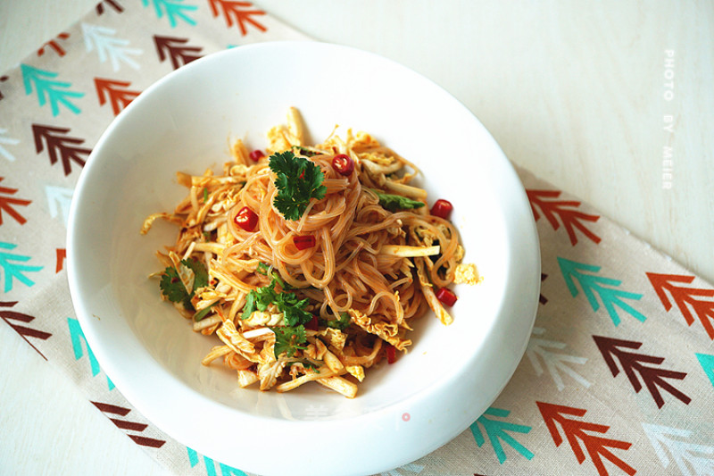 [northeast] Cabbage Vermicelli with Sesame Sauce recipe