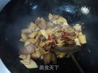 Griddle Bacon and Pleurotus Eryngii recipe