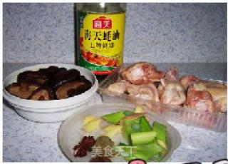 Chicken Wing Root with Mushroom in Oyster Sauce recipe