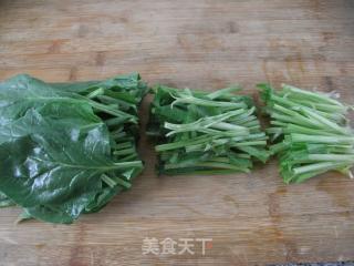 [home-cooked Dishes Suitable for Summer] Ginger Shredded Chicken and Spinach recipe