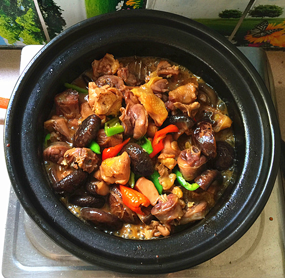 Braised Chicken with Mushrooms recipe