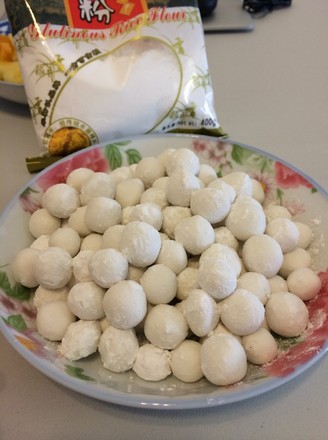 Homemade Small Glutinous Rice Balls recipe