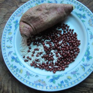 Red Bean Sweet Potato Paste recipe