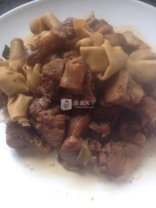 Beer Duck Stewed Tofu Skin recipe