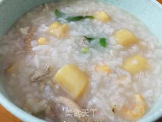 Scallop Squid Porridge recipe