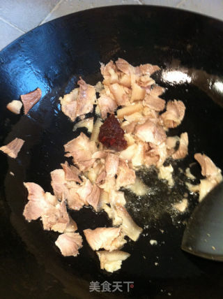 Twice Cooked Pork with Garlic Sprouts recipe
