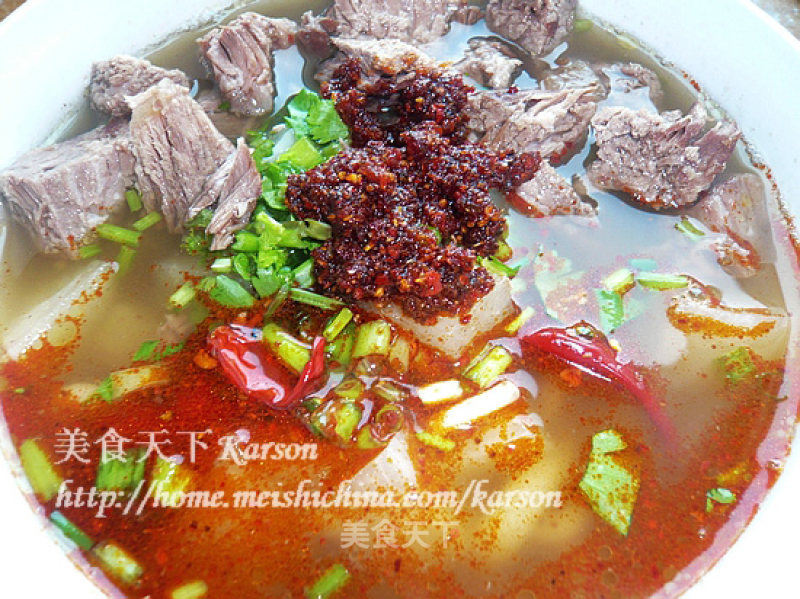 Authentic Lanzhou Beef Noodle recipe