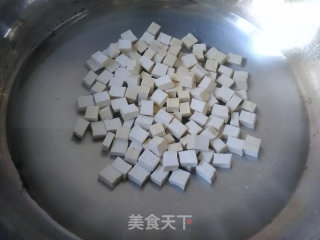 Spinach Mixed with Dried Bean Curd recipe