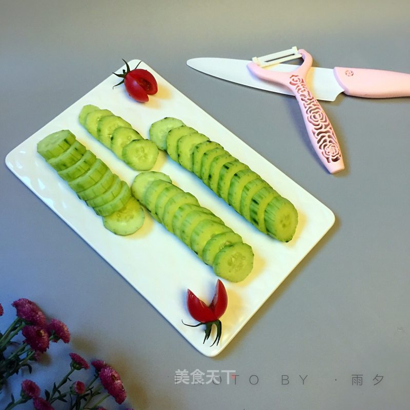 Cucumber Fruit Platter recipe