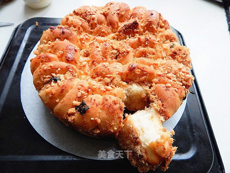 #aca烤明星大赛# Pork Floss Shredded Bread recipe