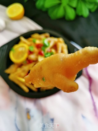 Lemon Chicken Feet recipe