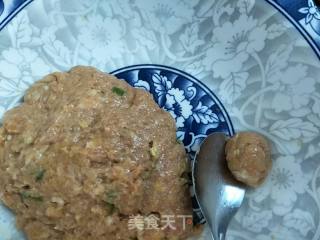 Braised Pork Balls with Quail Eggs recipe