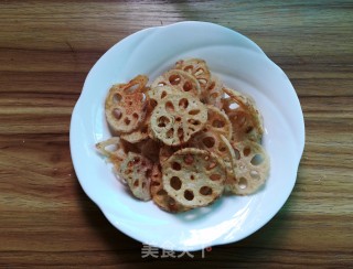 Twice-cooked Lotus Root Slices recipe