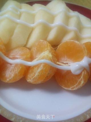 Breakfast Starts with "apples"-apple Salad with Apple Milkshake recipe