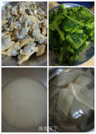 Clam Spinach Noodle Soup (two Clam Meat) recipe