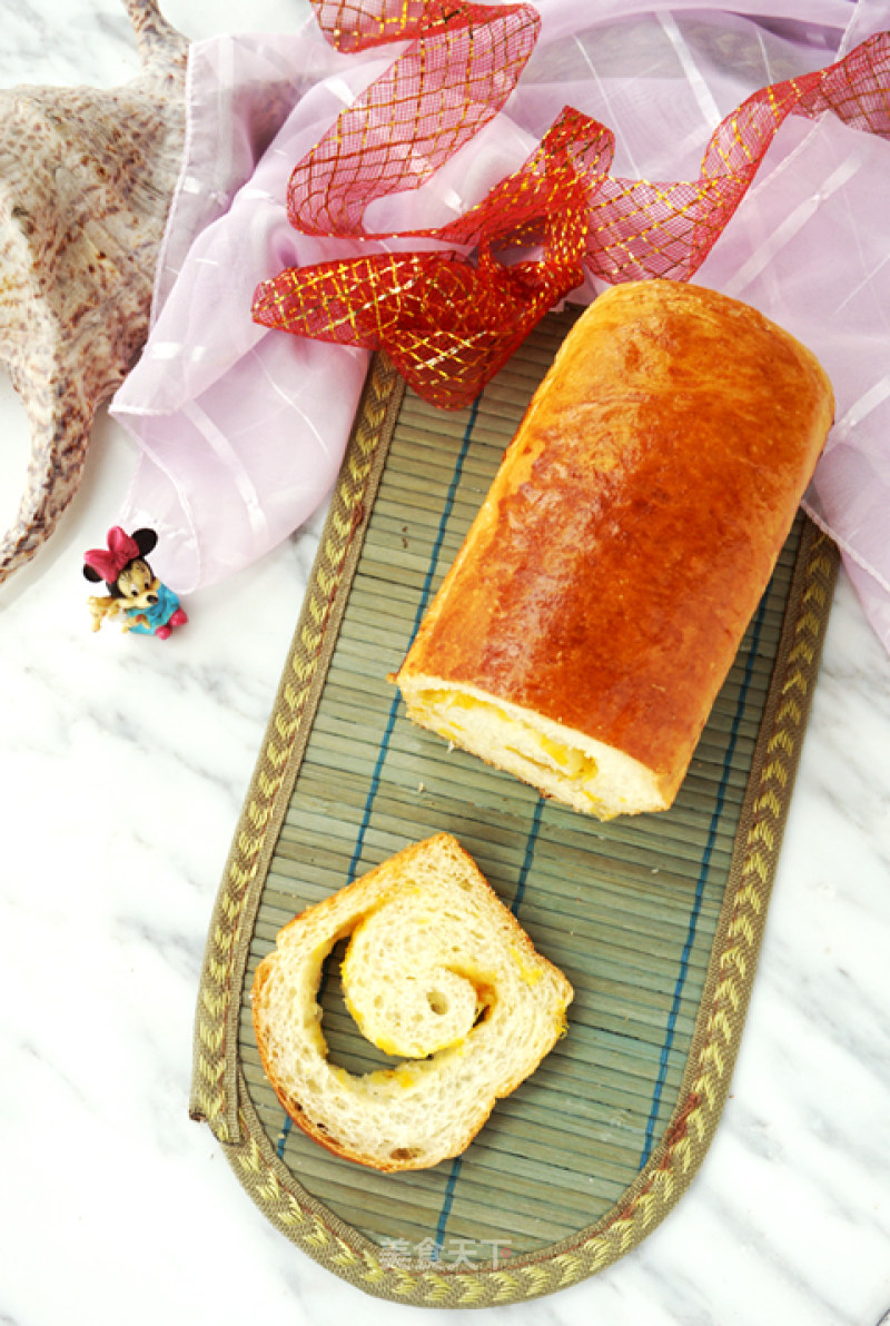 #aca Fourth Session Baking Contest# Making Erotic Huai Yuzu Tea Toast Roll recipe