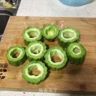 Soy Bean Bitter Gourd Pork Ribs Soup recipe