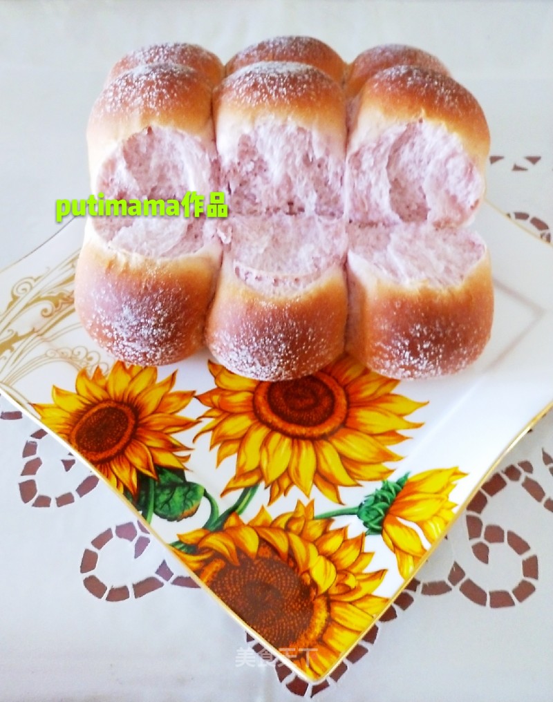 Purple Sweet Potato Flour Bread recipe