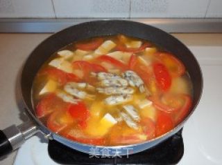 Clam Tomato Tofu Soup recipe