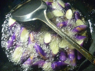 Fried Frozen Tofu with Eggplant recipe