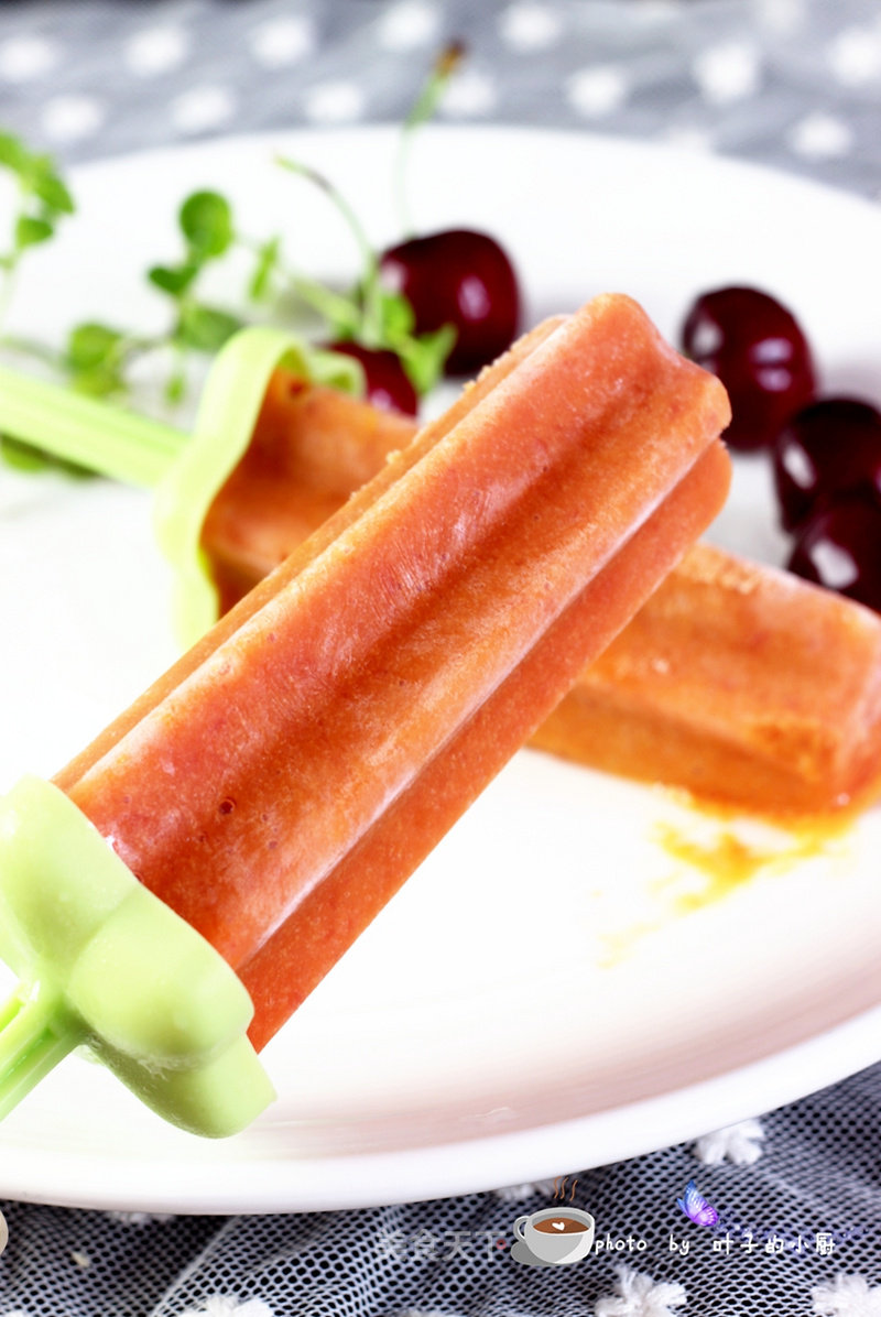 Cherry Mango Popsicles recipe