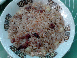 Chestnut Bean Paste and Rose Eight Treasure Rice recipe