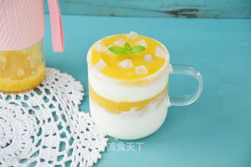 Yellow Peach Yogurt recipe