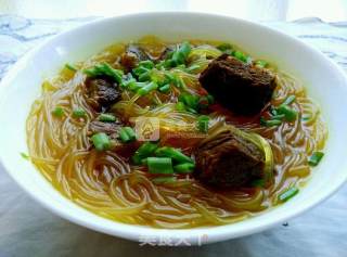 Curry Beef Vermicelli Soup recipe