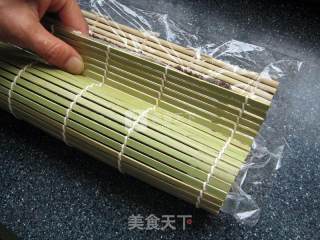 Avocado Ham Sushi-two Rolls and Two Different Colors recipe