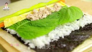 Tuna and Seaweed Rolled Rice recipe