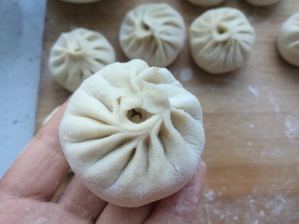 Beef and Radish Stuffed Buns recipe