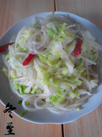 Stir-fried Vermicelli with Cabbage recipe