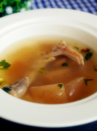 Sour Radish Duck Foot Soup