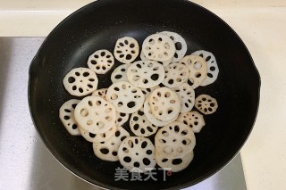 Dry Pot Lotus Root Slices recipe