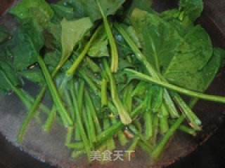 Fancy Rice Balls-pan-fried Spinach Rice Balls recipe