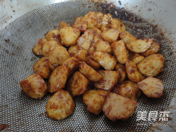 Fried Cuttlefish Balls with Hoisin Sauce recipe