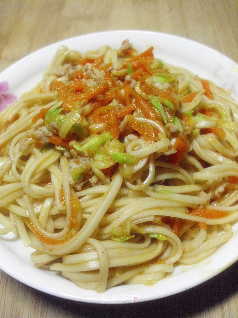 Three Silk Fried Noodles recipe