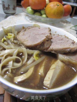 Soy Beef Noodle Soup recipe