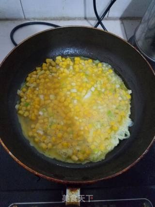 "hometown Food" Scallion Corn Omelette recipe